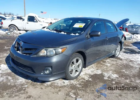 2011 Toyota Corolla S from USA, damaged, VIN 2T1BU4EE9BC561394
